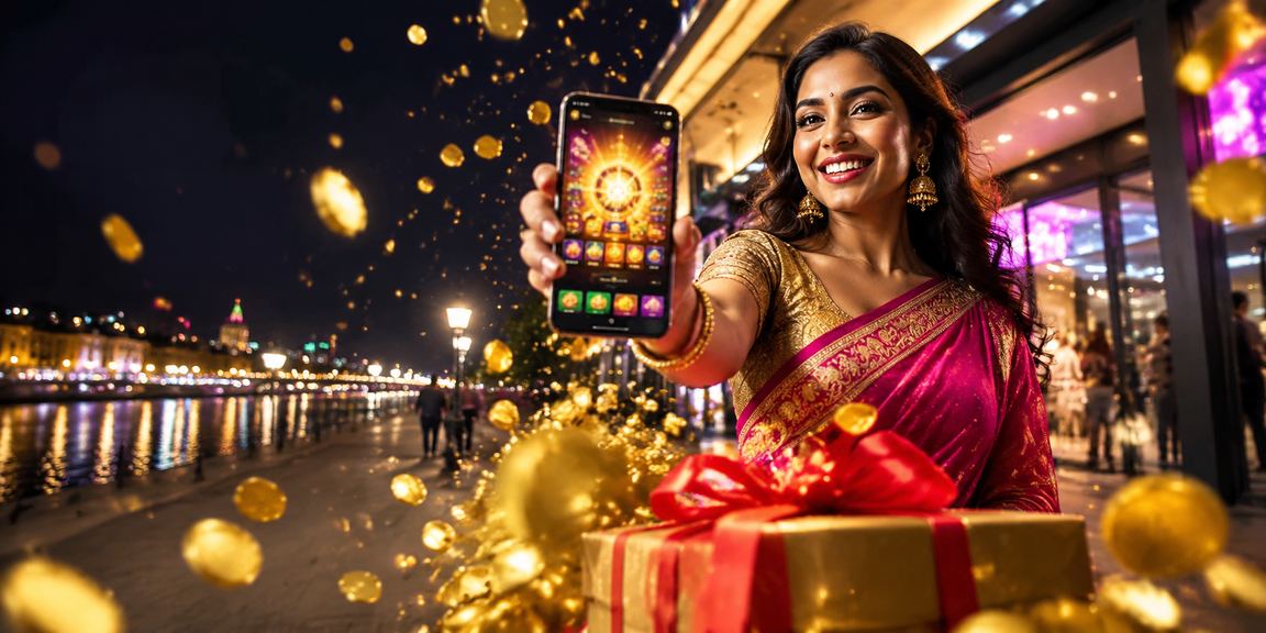 Player holding smartphone showing secure UPI payment app in Indian environment